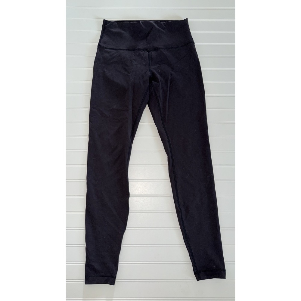 Lululemon Wunder Under High Rise Leggings Black Luxtreme Size 8 W5BP5S